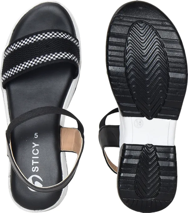 Black_Synthetic_Sandal_For_Women_|_Premium_Product_for_everyday_use