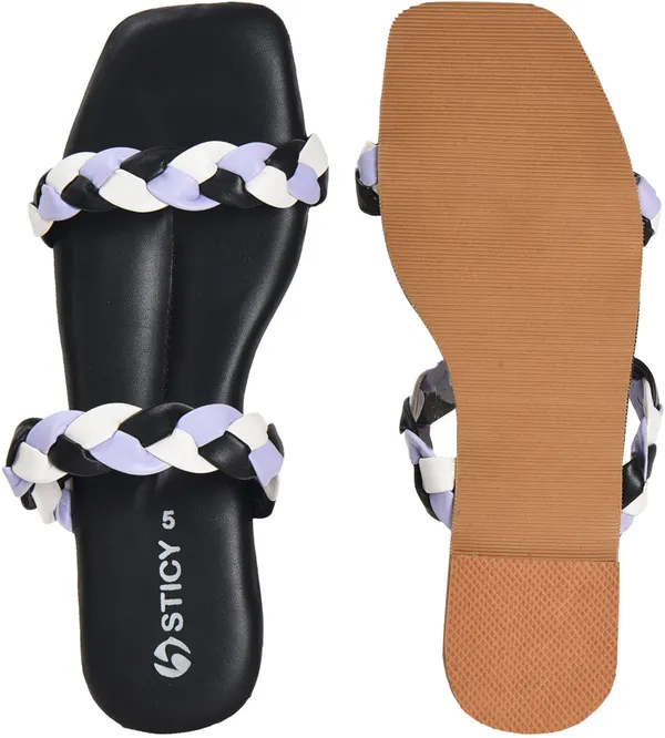 Black_Synthetic_Sandal_For_Women_|_Premium_Product_for_everyday_use