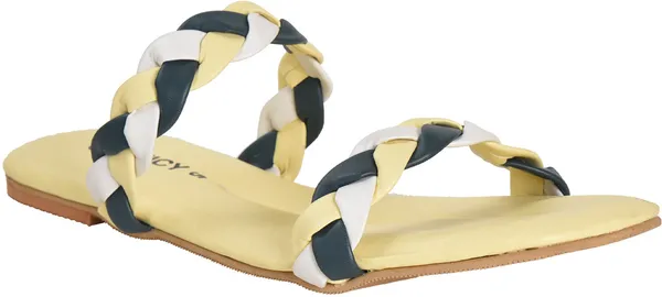 Yellow_Synthetic_Sandal_For_Women_|_Premium_Product_for_everyday_use