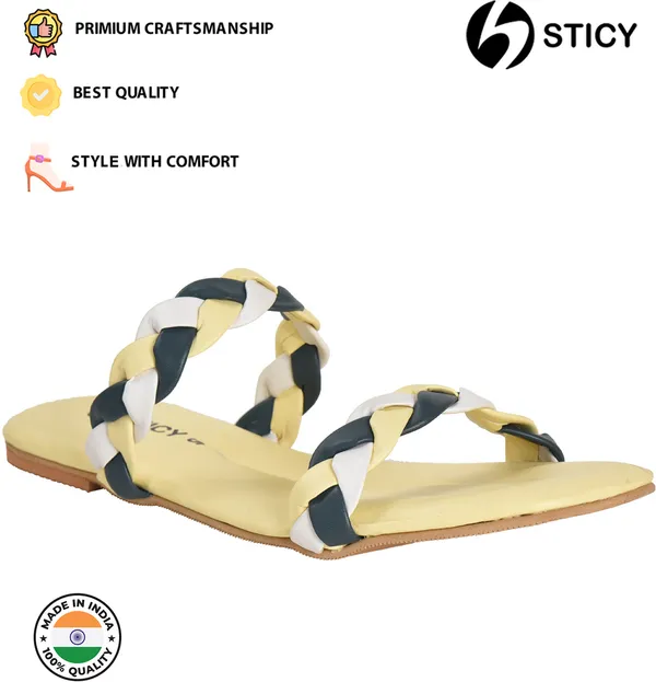 Yellow_Synthetic_Sandal_For_Women_|_Premium_Product_for_everyday_use
