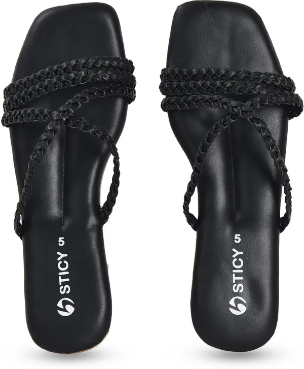 Black_Synthetic_Sandal_For_Women_|_Premium_Product_for_everyday_use