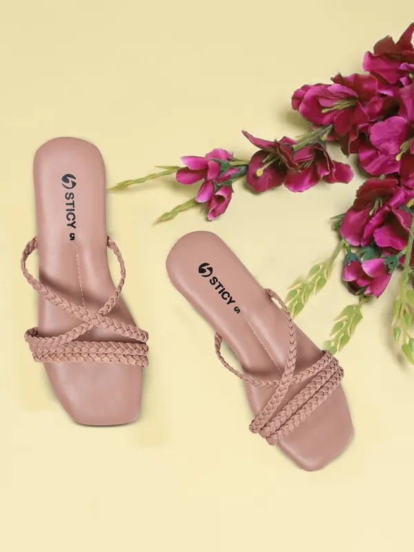 Pink_Synthetic_Sandal_For_Women_|_Premium_Product_for_everyday_use