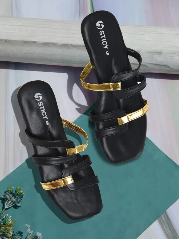 Black_Synthetic_Sandal_For_Women_|_Premium_Product_for_everyday_use