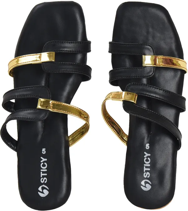 Black_Synthetic_Sandal_For_Women_|_Premium_Product_for_everyday_use