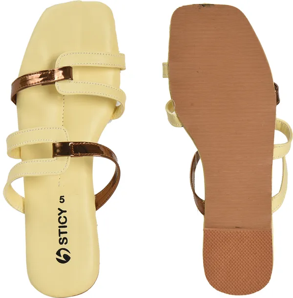 Yellow_Synthetic_Sandal_For_Women_|_Premium_Product_for_everyday_use