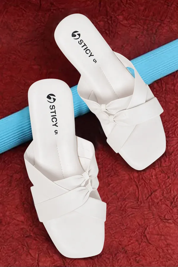 White_Synthetic_Sandal_For_Women_|_Premium_Product_for_everyday_use