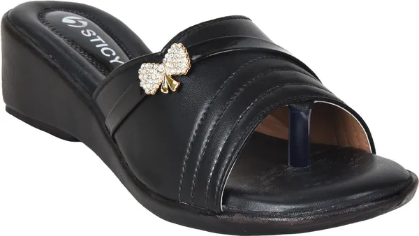 Black_Synthetic_Sandal_For_Women_|_Premium_Product_for_everyday_use