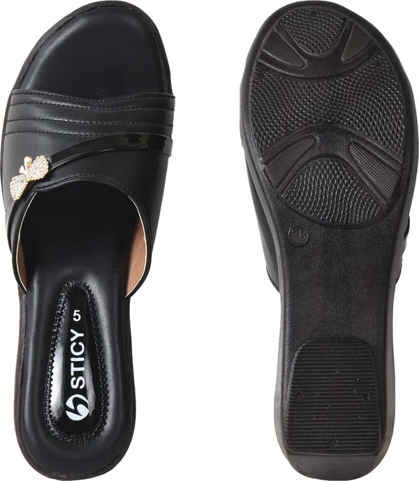 Black_Synthetic_Sandal_For_Women_|_Premium_Product_for_everyday_use