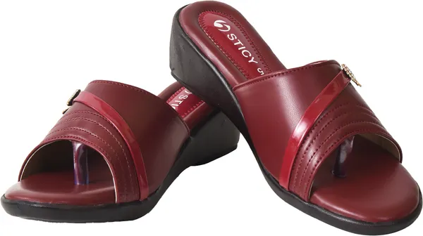 Maroon_Synthetic_Sandal_For_Women_|_Premium_Product_for_everyday_use