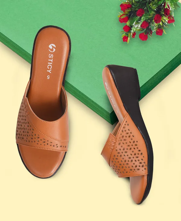 Tan_Synthetic_Sandal_For_Women_|_Premium_Product_for_everyday_use
