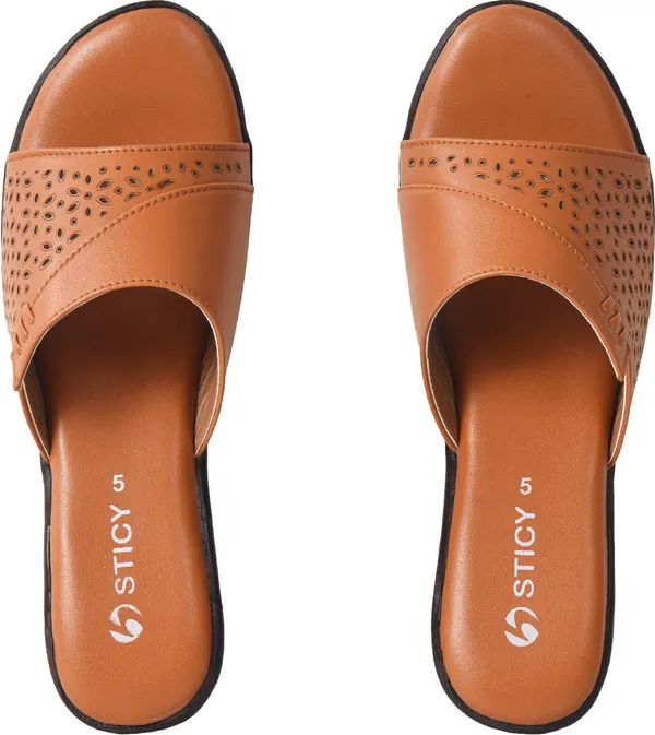 Tan_Synthetic_Sandal_For_Women_|_Premium_Product_for_everyday_use
