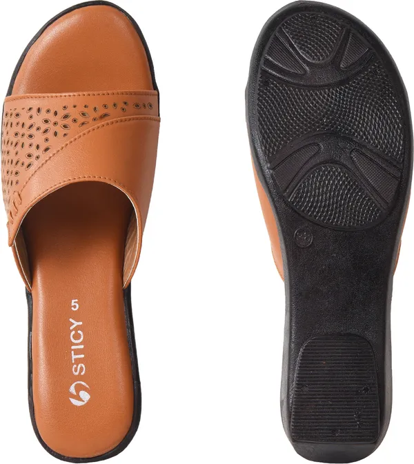Tan_Synthetic_Sandal_For_Women_|_Premium_Product_for_everyday_use