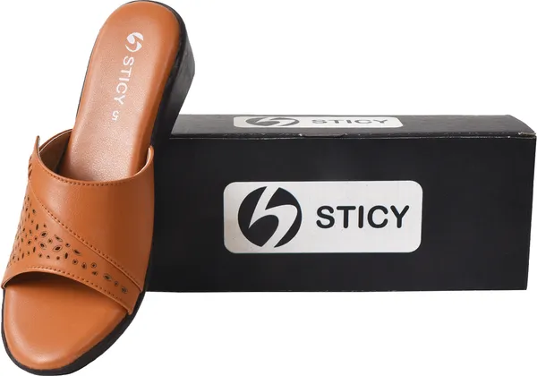 Tan_Synthetic_Sandal_For_Women_|_Premium_Product_for_everyday_use