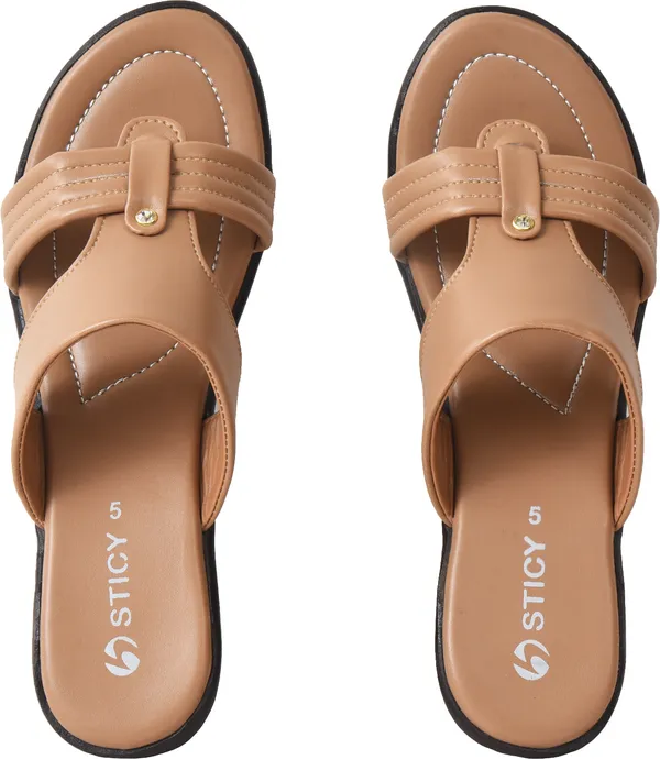 Tan_Synthetic_Sandal_For_Women_|_Premium_Product_for_everyday_use