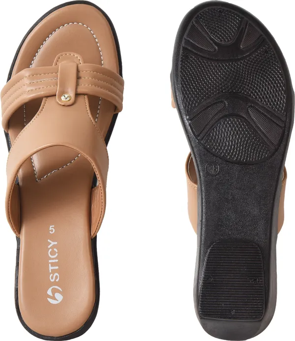 Tan_Synthetic_Sandal_For_Women_|_Premium_Product_for_everyday_use