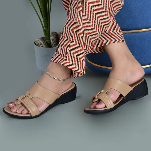 Tan_Synthetic_Sandal_For_Women_|_Premium_Product_for_everyday_use