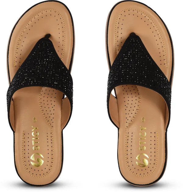 Black_Synthetic_Sandal_For_Women_|_Premium_Product_for_everyday_use