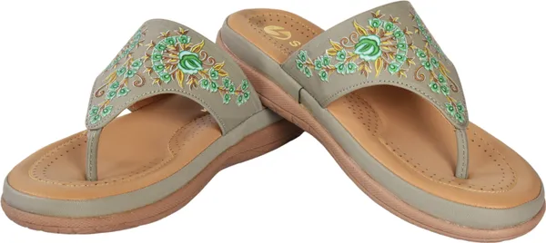 Green_Velvet_Sandal_For_Women_|_Premium_Product_for_everyday_use