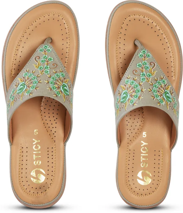Green_Velvet_Sandal_For_Women_|_Premium_Product_for_everyday_use