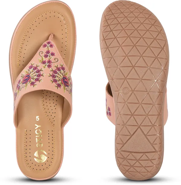 Pink_Velvet_Sandal_For_Women_|_Premium_Product_for_everyday_use