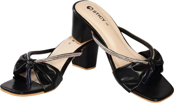 Black_Synthetic_Sandal_For_Women_|_Premium_Product_for_everyday_use