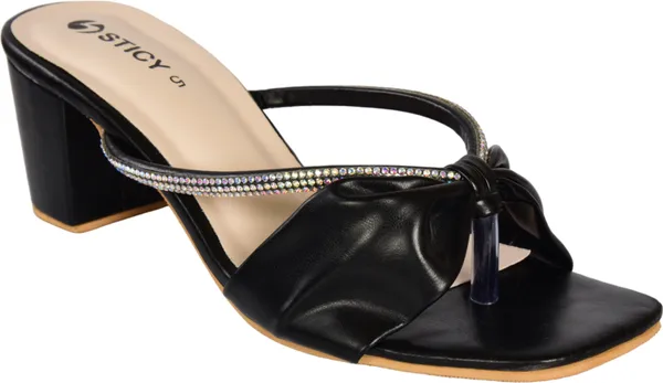 Black_Synthetic_Sandal_For_Women_|_Premium_Product_for_everyday_use