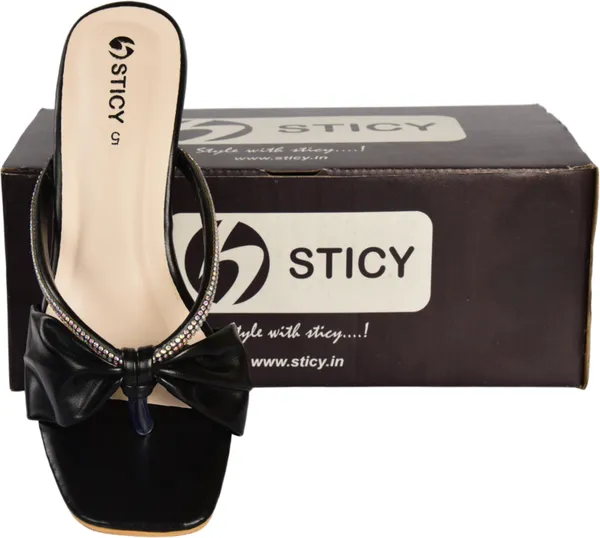 Black_Synthetic_Sandal_For_Women_|_Premium_Product_for_everyday_use