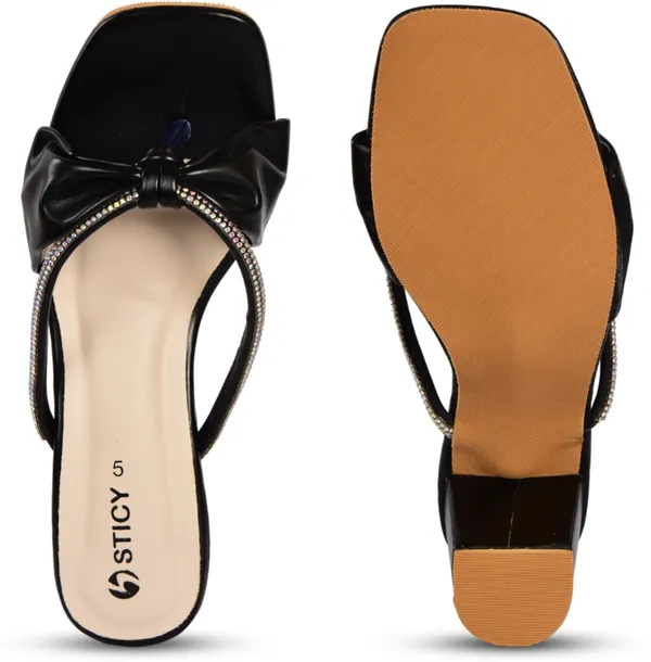 Black_Synthetic_Sandal_For_Women_|_Premium_Product_for_everyday_use