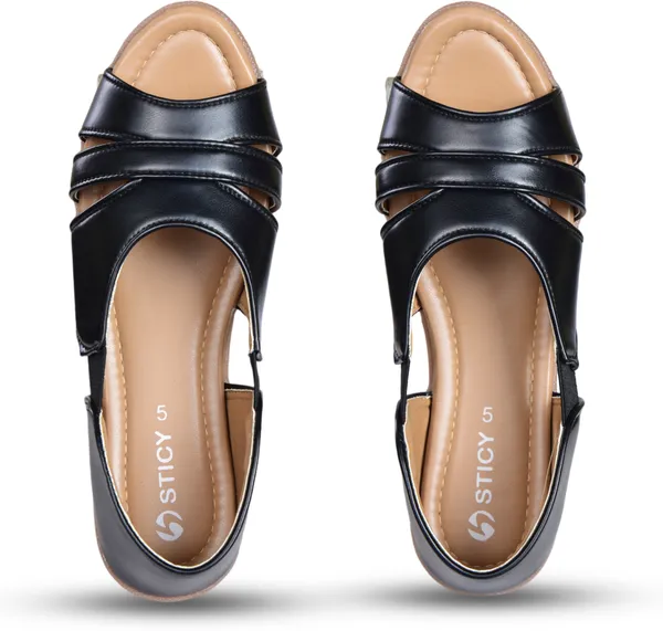 Black_Synthetic_Sandal_For_Women_|_Premium_Product_for_everyday_use