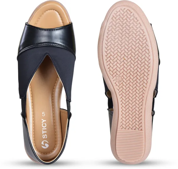 Black_Synthetic_Sandal_For_Women_|_Premium_Product_for_everyday_use