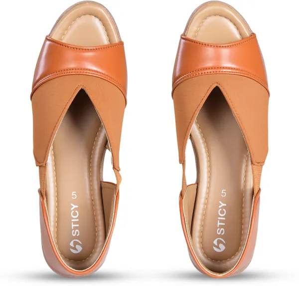Tan_Synthetic_Sandal_For_Women_|_Premium_Product_for_everyday_use