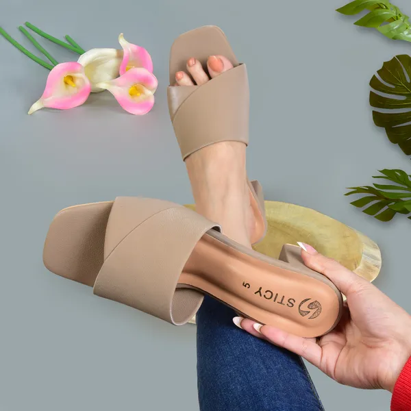 Tan_Synthetic_Sandal_For_Women_|_Premium_Product_for_everyday_use