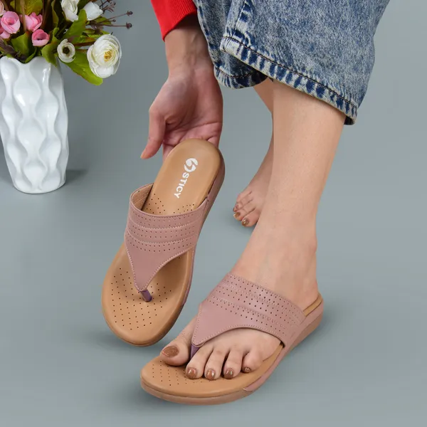 Sticy_Women_California_Style_Trendy_Flat_Casual_Slip-Ons_Sandals_for_Women_&_Girls�