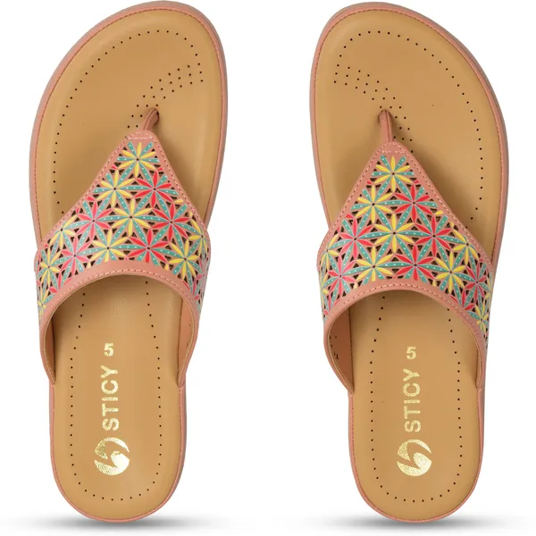 Sticy_TPR_Sole_Resin_California_Style_Trendy_Flat_Casual_Slip-Ons_Sandals_for_Women_&_Girls