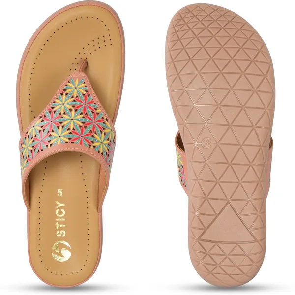 Sticy_TPR_Sole_Resin_California_Style_Trendy_Flat_Casual_Slip-Ons_Sandals_for_Women_&_Girls