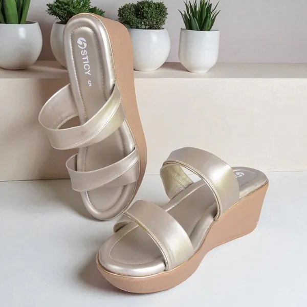 Cream_Synthetic_Wedge_Heel_For_Women_|_Premium_Product_for_Parties