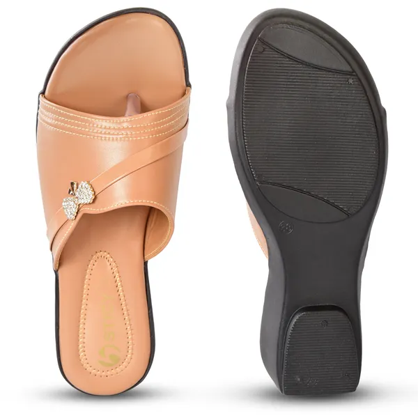 Tan_Synthetic_Sandal_For_Women_|_Premium_Product_for_everyday_use