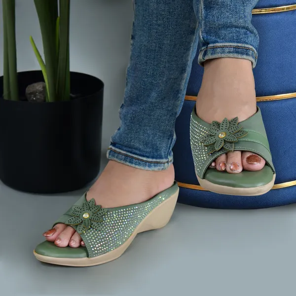 Green_Synthetic_Sandal_For_Women_|_Premium_Product_for_everyday_use