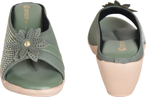 Green_Synthetic_Sandal_For_Women_|_Premium_Product_for_everyday_use