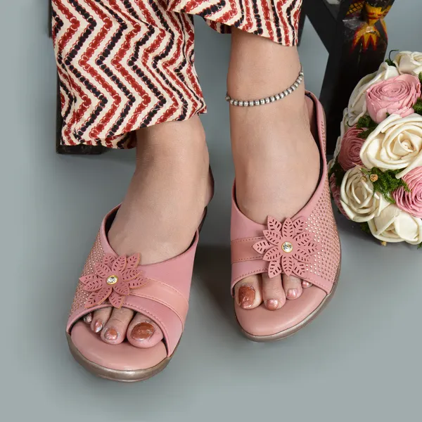 Pink_Synthetic_Sandal_For_Women_|_Premium_Product_for_everyday_use
