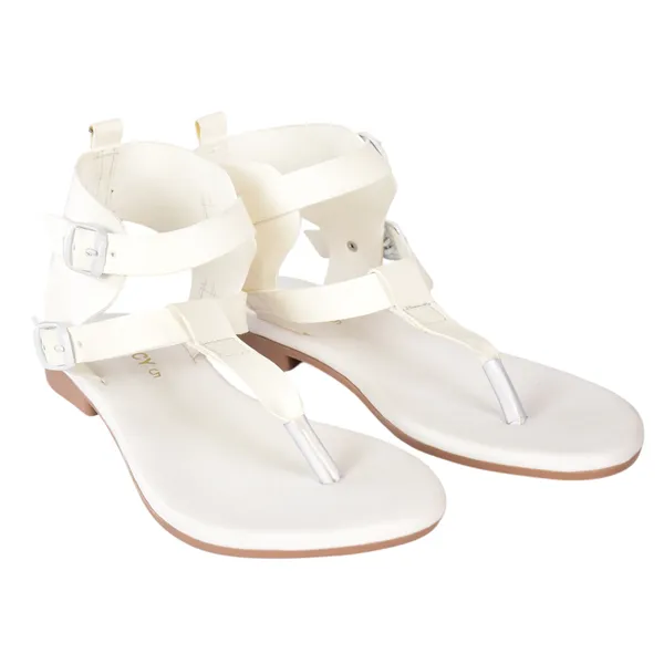 Stylish_Ankle_Strap_White_Flat_Sandals_for_Girls