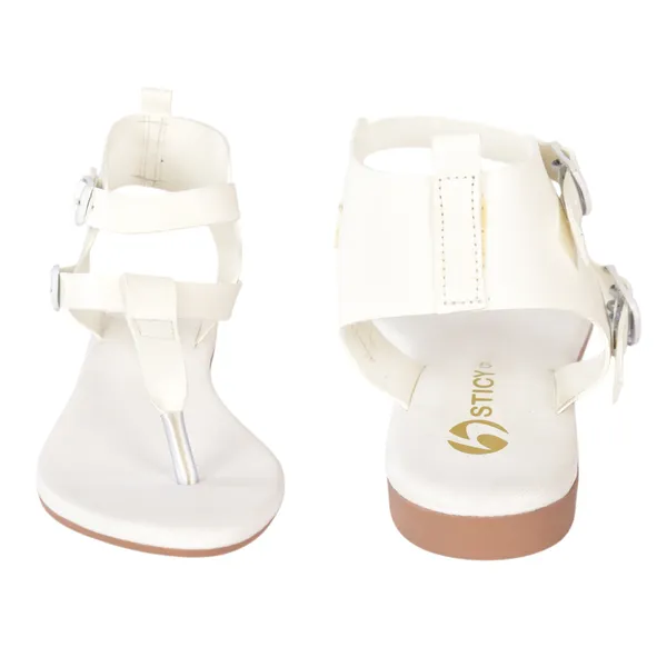 Stylish_Ankle_Strap_White_Flat_Sandals_for_Girls