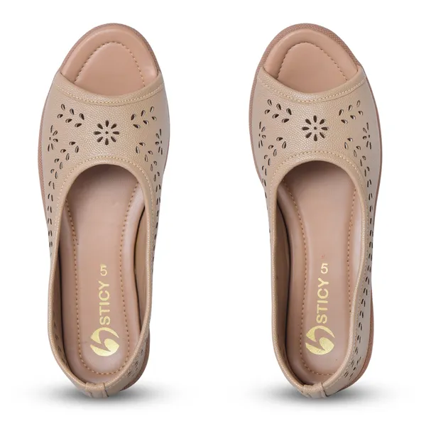 Women_Ethnic_Open_Toe_Flats_with_Laser_Cuts