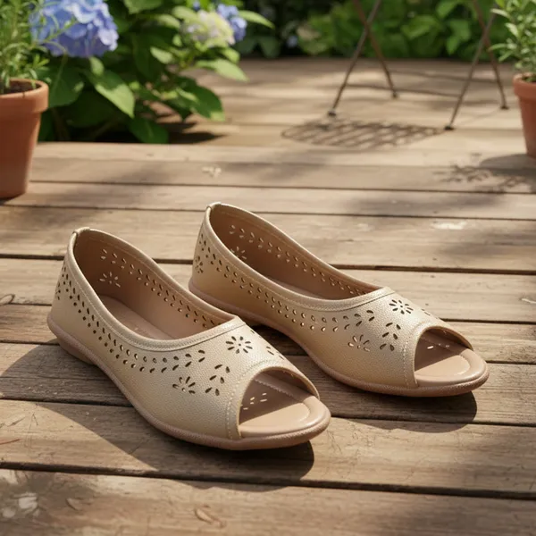 Women_Ethnic_Open_Toe_Flats_with_Laser_Cuts
