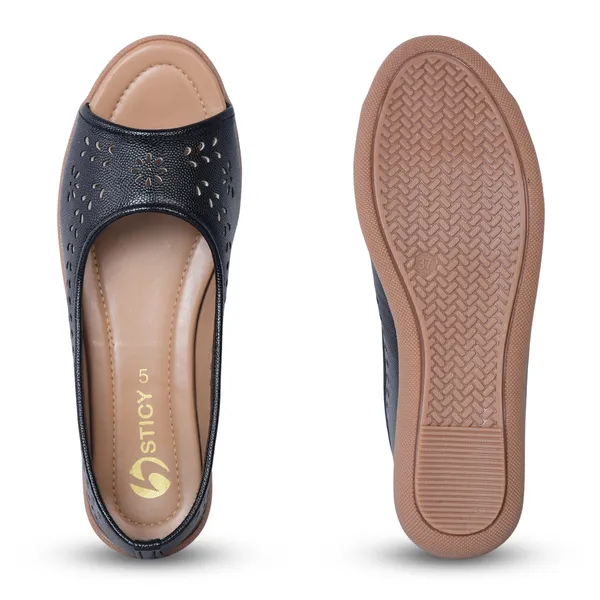 Sticy_Women_Ethnic_Open_Toe_Flats_with_Laser_Cuts