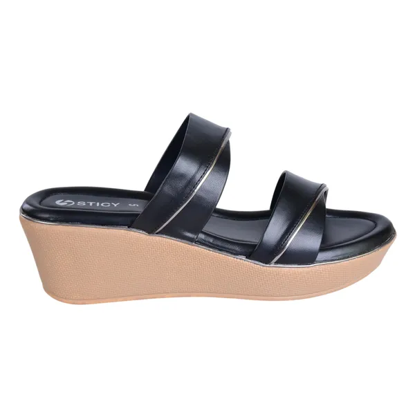 Black_Synthetic_Wedge_Heel_For_Women_|_Premium_Product_for_Parties