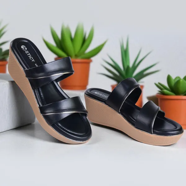 Black_Synthetic_Wedge_Heel_For_Women_|_Premium_Product_for_Parties