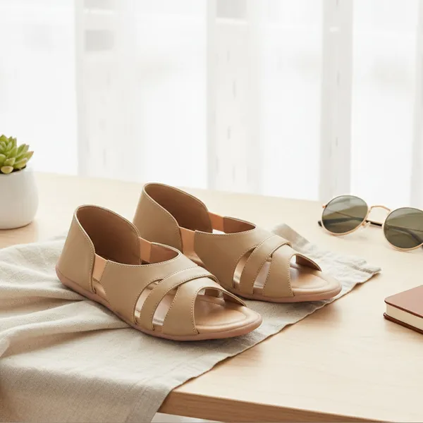 Beige_Synthetic_Sandal_For_Women_|_Premium_Product_for_everyday_use