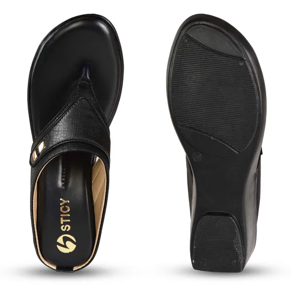 Sticy_DailyWear_Black_Wedge_Heel