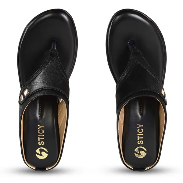 Sticy_DailyWear_Black_Wedge_Heel